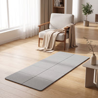Portable Exercise Mat with Storage Bag Cushioned Foldable Exercise Mat Thick Lightweight for Office