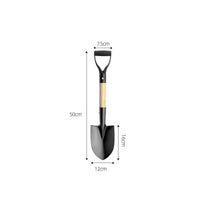 Garden with D-Handle Handheld with Wooden Handle Heavy-Duty Tool for Work