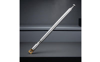 Mounting Base Telescoping Radio Antenna Silver Finish Metal Radio Antenna Slim