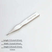 4 Pieces Precise Holes Hex Pricking Iron Long-Lasting Leather Stitching Punch Comfortable Grip for DIY Leatherwork