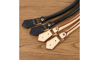 Replacement Leather Strap with Metal Rings Padded Purse Strap with Hardware Removable D Metal Loop Heavy Duty for Crafters