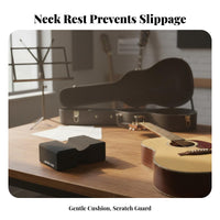 Guitar Neck Rest Non Slip Support Double Height for Repairs