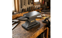 Heavy Solid Base Cast Iron Tapered Anvil Textured Finish Small Blacksmith Anvil Polished Surface Bench Block