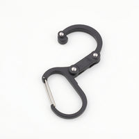 Lightweight Mountaineering Buckle Portable Quick Hook Compact Carabiner Heavy Duty for Everyday Carry, Camping