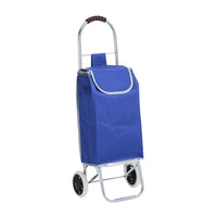 Foldable Shopping Cart with Oxford Cloth, 50kg Capacity, for Elderly, Portable