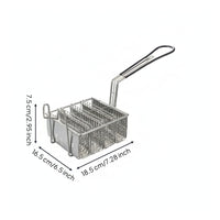 Taco Fryer Basket with Loop Handle Curved Fryer Basket Convenient Taco cover Holder for Food Service