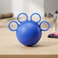 Ergonomic Grip Ball with Finger Rings Comfortable Finger Grip Ball Non-Slip Exerciser Portable for Home, Office