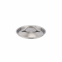 Recessed Design Stainless Steel Lid No Vent Hole Bowl Lid Thickened Steel Pot Cover Airtight