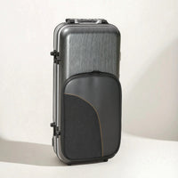 Hard-Shell Saxophone Case with Pocket Shielded Saxophone Case Compact Stylish for Music Lessons