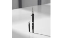 Interchangeable Heads Hot-Melt Insert Nut Soldering Kit Transparent Storage Case Insert Nut Soldering Iron Compartment Organizer