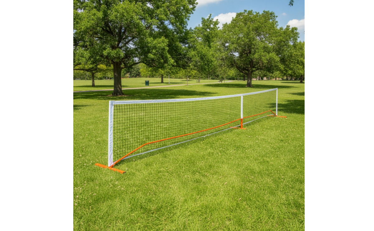 Pickleball Net with Metal Frame Foldable Pickleball Net System Weather-Resistant for Associations, Gyms