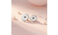 Sterling Silver Earring Backs Low-Profile Earring Backs with Push-on Clasp Fastener Comfortable Jewelry Shiny for Women