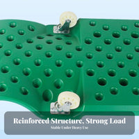 Rolling Repair Specialist Creeper Board Padded Headrest Undercar Creeper with Wheels 360-Degree Swivel Casters Garage Equipment
