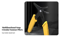 2 in 1 Design Internal External Retaining Loop Pliers Industrial Grade Circlip Pliers Carbon Steel for Mechanics, DIY Enthusiasts, Workshop