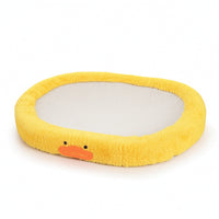 Oval Cat Scratcher Bed Natural Cat Scratching Bed Cozy Pet Furniture Long-Lasting for Cats, Living Room