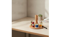 Wooden Thread Rack Space-Saving Tabletop Thread Organizer Small for Craft Room