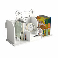 Space-Saving Desktop Storage Rack adaptable Placement creatureShaped Desk Organizer adaptable Sturdy Construction for Children, Students, Parents, Bay sill, Study Room, Home Office, vanity Top