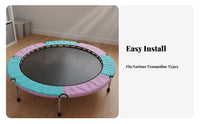 Trampoline Spring Cover Anti-Collision Round Trampoline Spring Cover Thick Foam Cushioning Athletic Gear Accessory for Kids, Backyard, Indoor