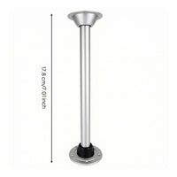 Easy Assembly Detachable Table Leg Aluminum Alloy Construction Quick Release Table Leg Marine Hardware Space Saving for DIYers, Yacht, Caravan, Recreational Vehicle Van