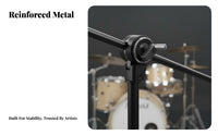 Extending Cymbals Stand Versatile Cymbals Stand with Extending Arm Hardware for Drummers, Drum