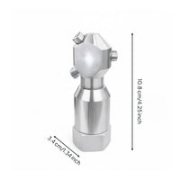 Stainless Steel Rotary Cleaning Nozzle Stainless Steel Spray Head Easy to Install for Factory