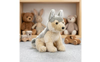 Husky Stuffed Animal Soft Husky Stuffed Toy Dog Plushie Fuzzy Stuffed Dog Cuddly for Children, Bed, Nursery