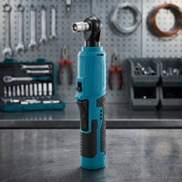 Compact Right-Angle Ratchet Wrench Slim Electric Ratchet Wrench Portable Tool Handheld for Maintenance