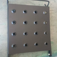 Iron Construction Folding Ladder Work Platform Easy to Install Ladder Work Platform Heavy-Duty Rust-Proof for Contractors, Painters, Workshop