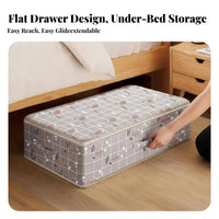 Foldable Fabric Storage Drawer Reinforced Handles Underbed Storage Bag for Attic