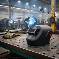 Head-Mounted Metalworking Face Guard Adjustable Metalworking Mask Secure Fit Defensive Gear Lightweight for Welders