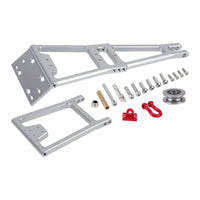 Assist Trailer   Mount Adjustable   Mount with Tow Hook Heavy-Duty Crawler Bracket for Scale Trail Rigs