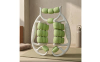 Textured Rollers Leg Roller Massager Knobby Surface Handheld Leg Roller Curved Frame Handheld Calf Massager Grip Handles for Muscle Relaxation