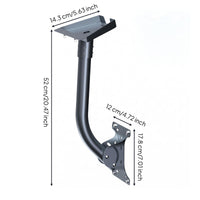 Curved Mounting Bracket Metal Adjustable Wall Mount Kit Powder Coated Outdoor Hardware for Boat