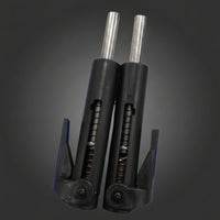 2 Pieces Locking Quick Release Weight Stack Pin Universal Weight Stack Pin with Metal Shaft Commercial Gym Equipment for Strength Training