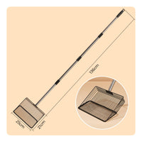 Telescopic Long Handle Litter Scoop Slotted Sides Metal Cat Litter Scoop Easy to Pet Cleaning Care Rust Resistant