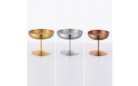 Dessert Cup with Stem Metal Stemmed Ice Sundae Bowl Polished Stainless Steel Dessert Bowl for Hosts, Home, Parties, Cafes