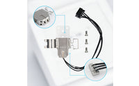 Heating Assembly High-Efficiency Heating Module with Screws Hotend Heater Stable Temperature Hotend with Metal Clip for Makers