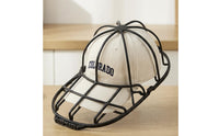 Rigid Cap Washing Frame Shape-Retaining Cap Washer Cage Ventilated Hat Washer Cage Lightweight for Closet Storage, Travel Packing