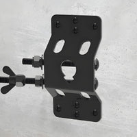 Hand-Tightening Wall Mount Spare Tire Bracket Load-Bearing Spare Tire Mount with Bracket Space-Saving Secure for Trailer Owners, Truck Drivers, Enclosed Trailers, Garages, Warehouses