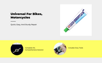 Bike Inner Tube Patch Kit, Vulcanizing Glue & Accessories