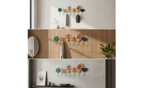 Wall Coat Rack No Coat Rack with 7 Hooks for Entryway, Renters