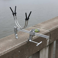 Raft Fishing Rod Bracket Portable Bridge Fishing Rod Holder Anti-Slip Design