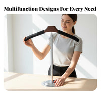 Horizontal Bar Clothing Stand Adjustable Shirt Display Stand Stable Base Vendor T-Shirt Display for Boutique Owners, Commerce Show
