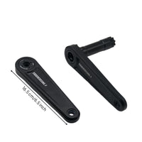 Crankset with DUB Spindle Streamlined Crank Assembly Strong for Commuters