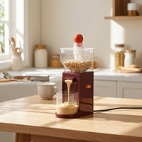 Compact Electric Peanut Butter Maker Fresh Peanut Butter Maker Stable Electric Nut Grinder Portable for Kitchen