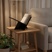 Book Display Stand Minimalist Bookstand with Slanted Surface Desktop Book Stand Modern Furniture Angular for Readers, Study
