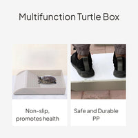 Turtle Habitat with Basking Deck, Multi-Functional Design