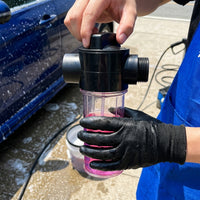 Spray Bottle for Car Wash and Pre Wash, High Pressure Foam Sprayer with Alloy Quick Connect, 100ml Capacity Foam Lance, Manual Water Sprayer