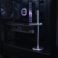 Graphics Card Support Bracket Aluminum Alloy GPU Support Bracket Graphics Card Brace Universal Fit for PC Builders