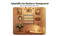 Lockable Wall-Mounted Key Box Numbered Slots Wall-Mounted Key Lockbox Heavy Duty Locking Cabinet Attractive Door Closure for Genuine Estate Agents, Office Administrators, Rental Properties, Commercial Buildings, Car Dealership, Warehouse